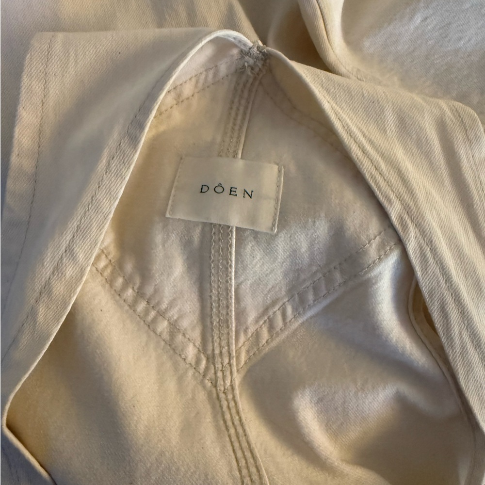 Doen Myrtle Overalls in Oatmilk - Picture 5 of 9